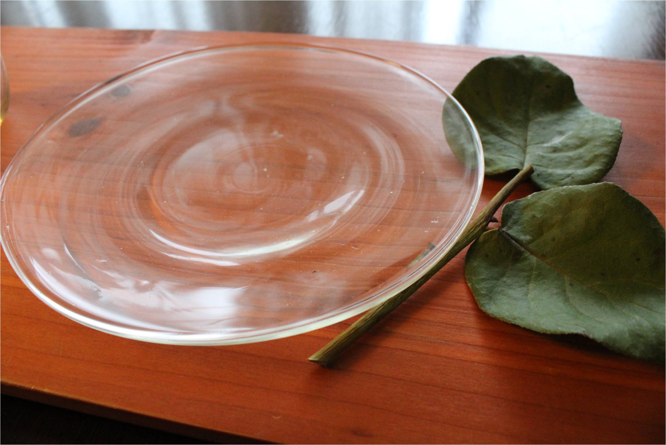 前田一郎の吹きガラス皿
